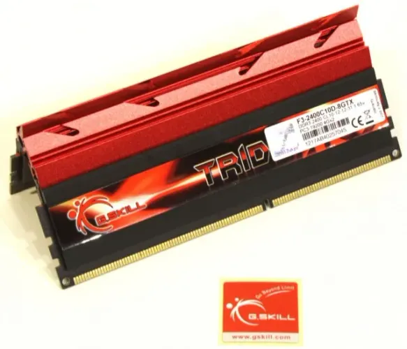 Memória 8Gb DDR3-2400MHz 2x4GB Gskill Trident X -F3-2400C10D-8GTX