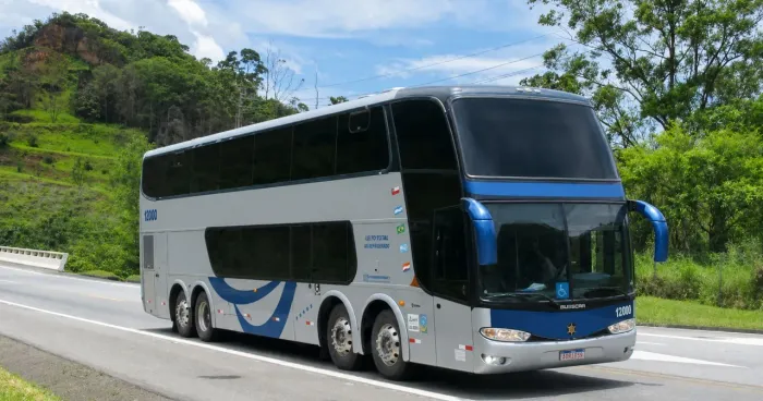 Onibus scania 124 , dd 4 eixo 56 lugares
