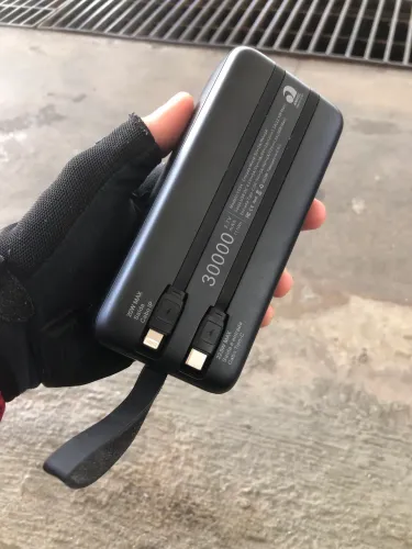 Bateria portátil 30000 mah Powerbank H'maston Yd34 3 Entradas E Saída Rápida