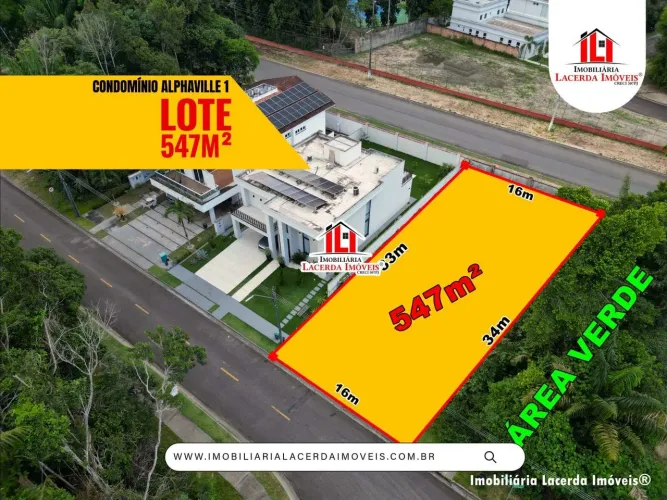 Alphaville Manaus 1 - Alphaville 1, Medindo 547m², Registro de Imóveis, Agende sua visita