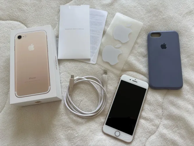 iPhone 7, Cor Rose Gold, 32GB, Completo