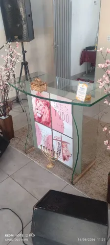 Púlpito de vidro Reforçado 