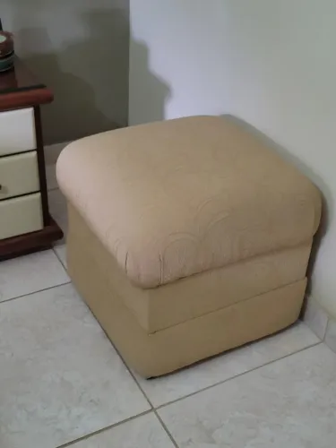 Puff Quadrado para Sala / Quarto