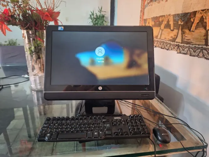 All in one core 2 duo 4gb hd500 tela 22'-com garantia
