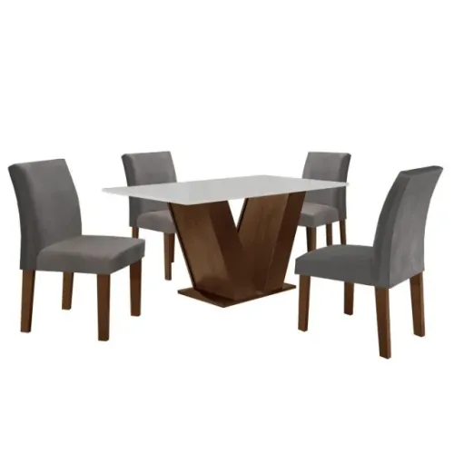 Mesa De Jantar 4 Pessoas 