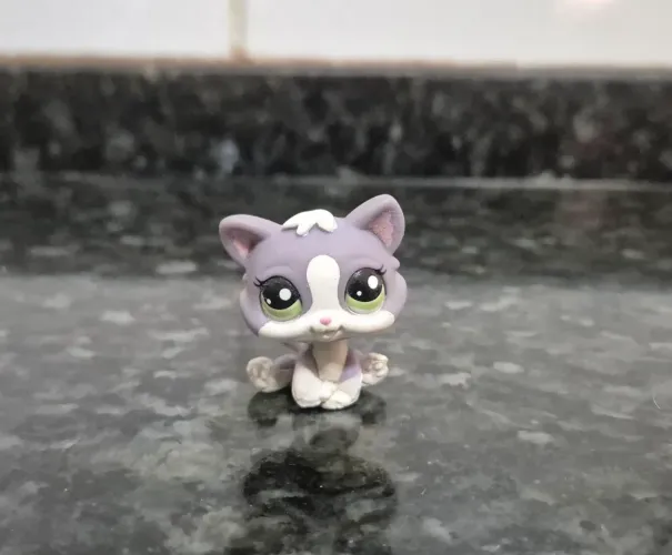 Littlest Pet Shop Portable Pets Kitten #2033 - Meow Manor Collection - Geração 3 - 2008