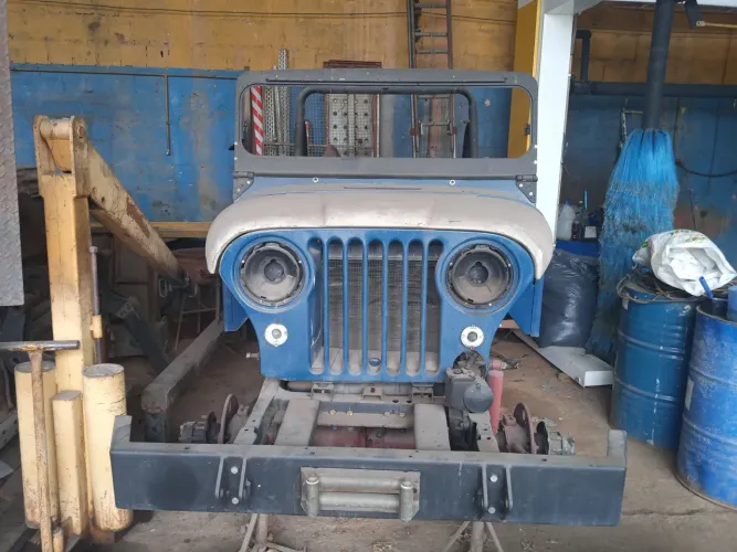 JEEP WILLYS CJ5 1966 VENDIDO NO ESTADO EM QUE SE ENCONTRA COM TODAS AS PECAS E COMPONENTES
