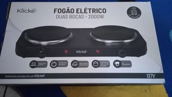 Fogão elétrico 2 bcs