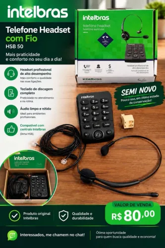 Telefone headset