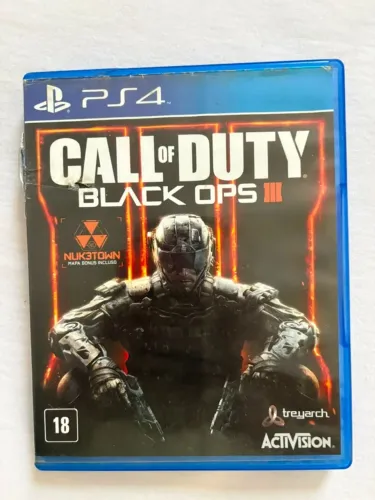 Jogo Call Of Dutty Black Ops III (2015) Mídia Física - Playstation 4