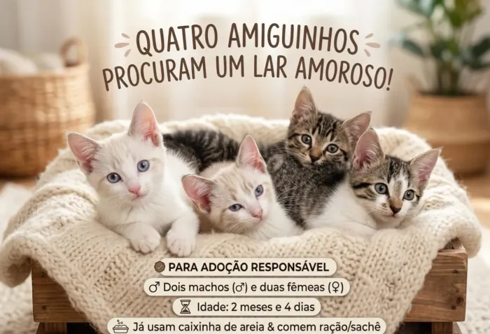 Gatos para adoção