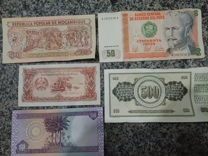 NOTAS ANTIGAS PARA COLEÇÃO