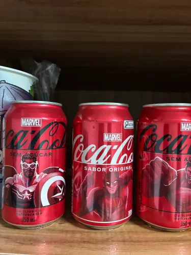 Coca cola Marvel lacrada coleção - valor individual