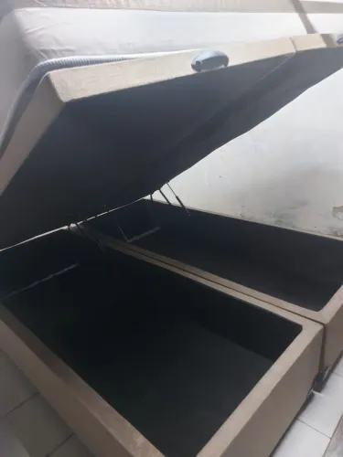 Cama box Queen baú completa