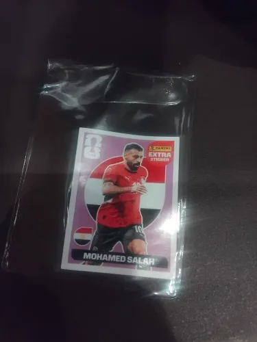 Cartinha bordô Extra legend mohamed salah copa 2026