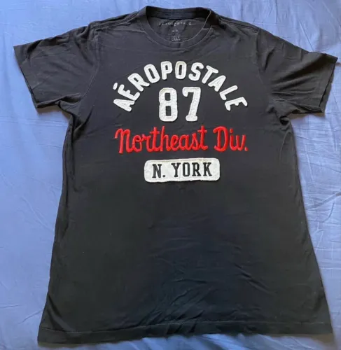 Camisa Aéropostale G/M - 87 Northeast Div. N. York