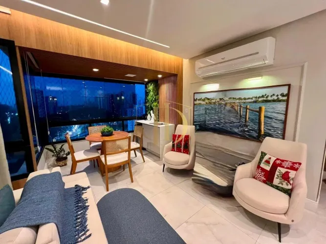 ALTO DO ITAIGARA Vendo apartamento de 120 m², com 3/4, com infraestrutura de lazer, no Alt