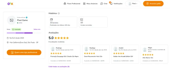 Loja NOVA no OLX 2026