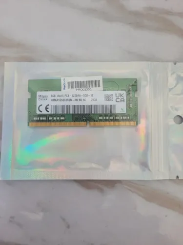Memoria ddr4 8gb 3200mhz notebook marca sk hynix original nova so 289 garantia 1 ano
