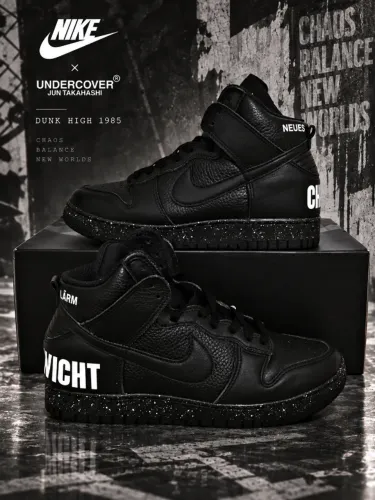 Tenis Nike Undercover Dunk High 1985 Preto 41 BR Raro