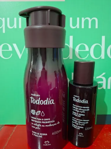 Kit promocional hidratante e óleo corporal