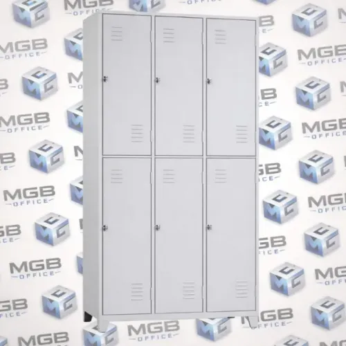 Roupeiro de Aço com 6 Portas Grandes - 1,96x0,93x0,36cm Entregamos DF e entorno
