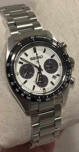 MODELO NOVO Seiko Speedtimer crono solar Panda SCC961