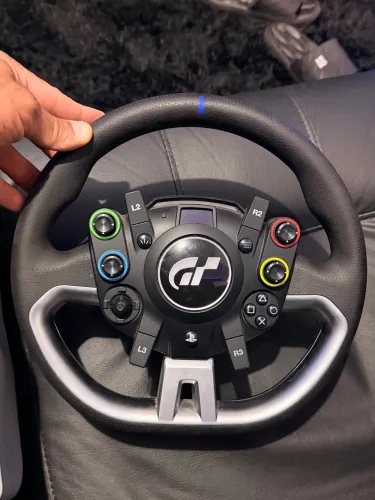 Volante Fanatec Gran Turismo (GT SW Pro) - Aro Oficial PS5 / PS4 / PC - Impecável