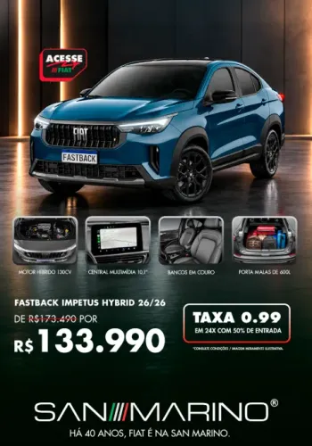 Fiat Fastback Impetus 200 T. AUT (hibrído) 2026
