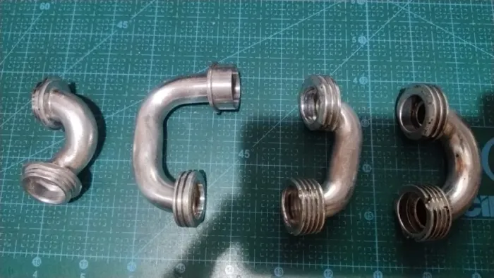 Curvas de Escapamento 1/8  R$ 80,00 a unidade