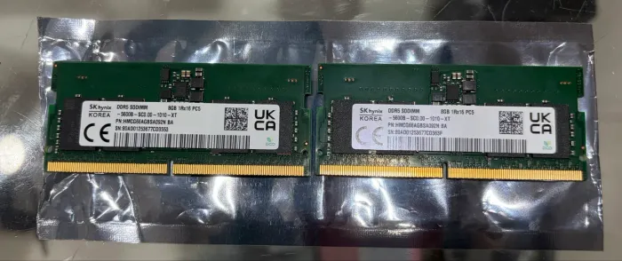 Memória RAM 16GB DDR5 Notebook (2x8) 5600mhz