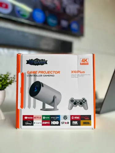 Projetor + Gamer (TV e videogame em um só aparelho)