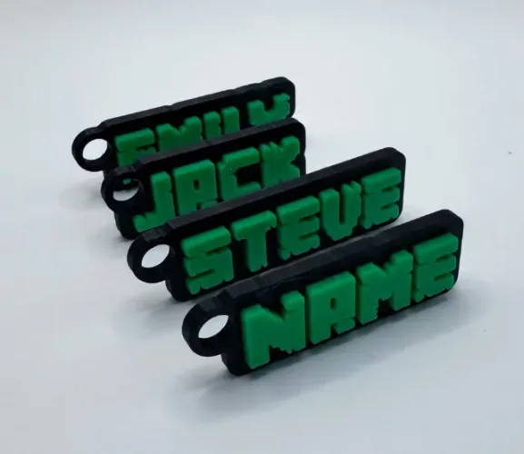 Kit 50 chaveiros personalizado Minecraft