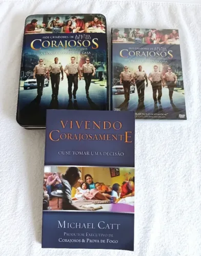DVD Corajosos Edição Especial Em Lata + Livro - Novo
