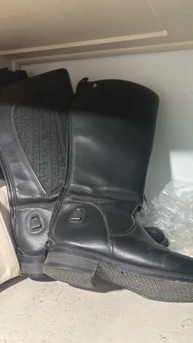 Bota de hipismo couro