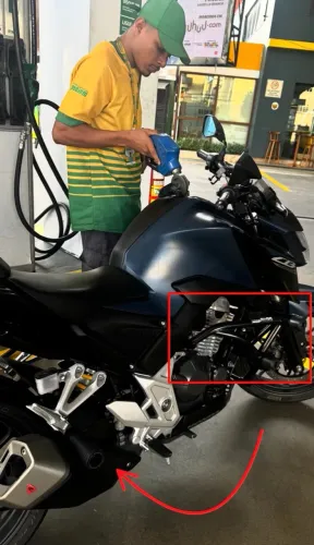3 Acessórios para Twister CB 300F R$550,00
