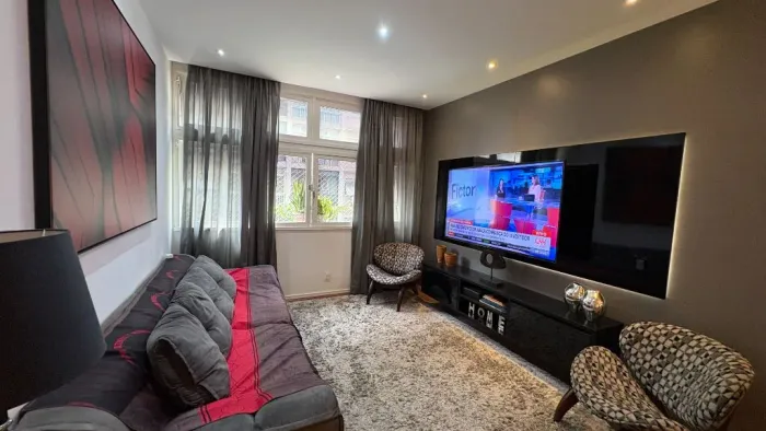 Apartamento com 3 Quartos para alugar, 140m² - Quadra da Praia, totalmente mobiliado e dec