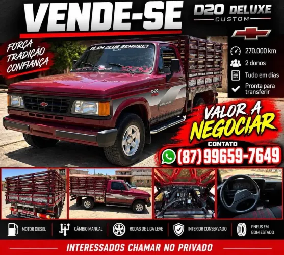 Chevrolet D-20 S / Luxe 3.9/4.0 Diesel 1993