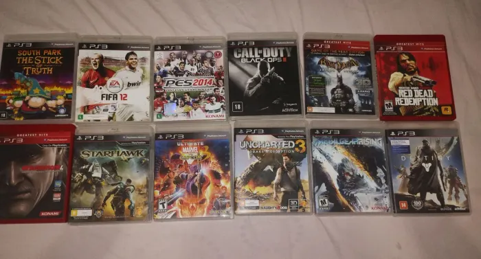 MÍDIA JOGOS FÍSICOS ORIGINAIS PS3 