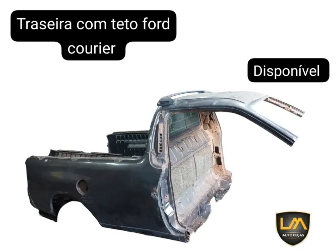 Traseira com teto courier