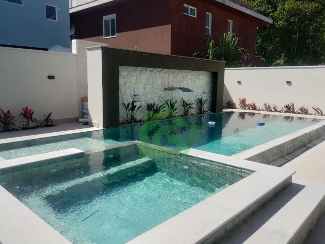 Casa com 5 dormitórios à venda, 335 m² por R$ 4.300.000,00 - Costa Nova - Caraguatatuba/SP