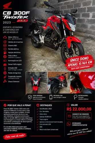VENDO MINHA TWISTER 2023 única dona 