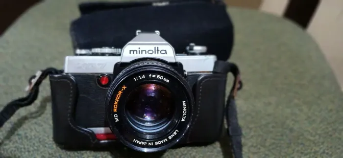 Câmera fotográfica minolta xg7