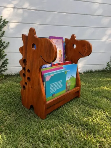 Estante de livros infantil personalizada | Animais
