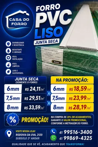 FORRO DE PVC DIRETO DE FÁBRICA 