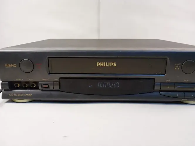 Videocassete Philips VR654/78 Para Peças / Conserto (Liga Display)