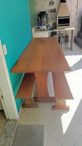 Mesa de churrasco Angelim 