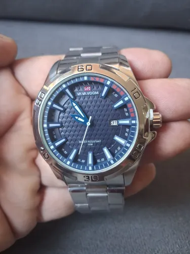 Relógio masculino va va voom - modelo 2581 original - novo na caixa.