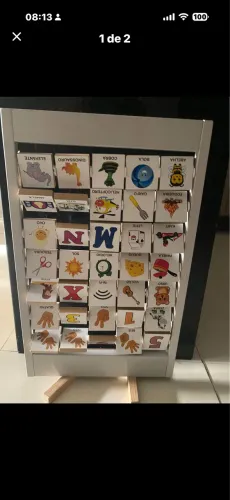 Jogo educativo Tabuleiro alfabeto