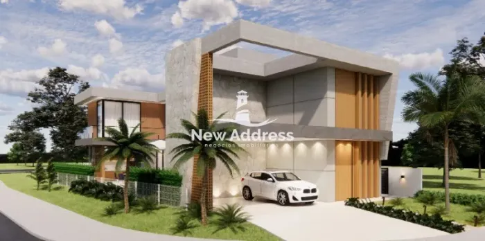 Casa de luxo em condomínio - 4 quartos, 3 suítes, 2 salas, 4 banheiros, 2 vagas na Vila Ve